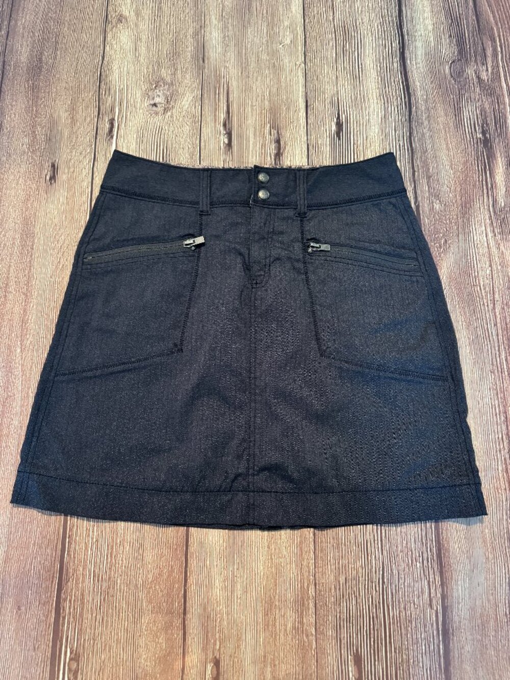 Athleta Passage Blue A-line Skirt Size 6 Gently Used